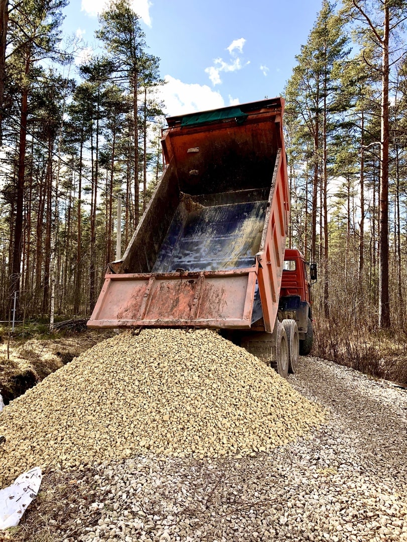 Купить известняковый щебень в Гатчине